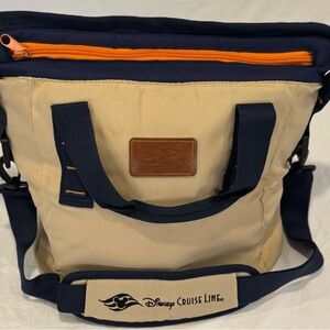 Disney Cruise Line Insulated Cooler Tote Bag Shoulder Strap 13x13x8